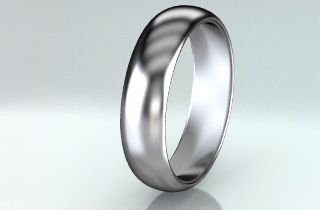 個性的な結婚指輪のデザイン！幅広のリング