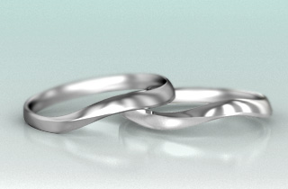 指が美しく見える結婚指輪のデザイン！S字リング