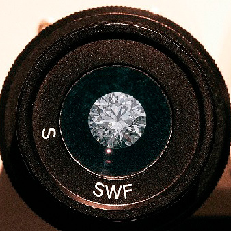 ＴＡＮＺＯ．（鍛造指輪）：顕微鏡で実際にダイヤの輝きを見る事ができる。細部まで特徴を確認し、より納得するダイヤ選びを