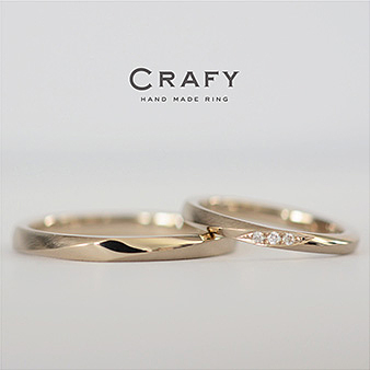 ＣＲＡＦＹ（クラフィ）：K18 WG：1本¥59,000～カタチはもちろん、表面仕上げや加工の組み合わせも自由！