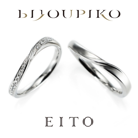 素材Pt950×K18YG指輪 EITO ビジュピコ