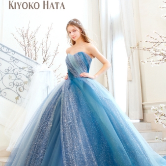 ブライダルＨＩＲＯ（ブライダル　ヒロ）:【KIYOKO HATA】多色チュールが美しい可憐なドレス
