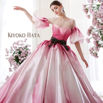 ブライダルＨＩＲＯ（ブライダル　ヒロ）:【KIYOKO HATA】咲きたてのチューリップのようなドレス