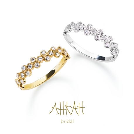 AHKAH（アーカー）】ダイヤ フローレントリング｜HARADA BRIDAL