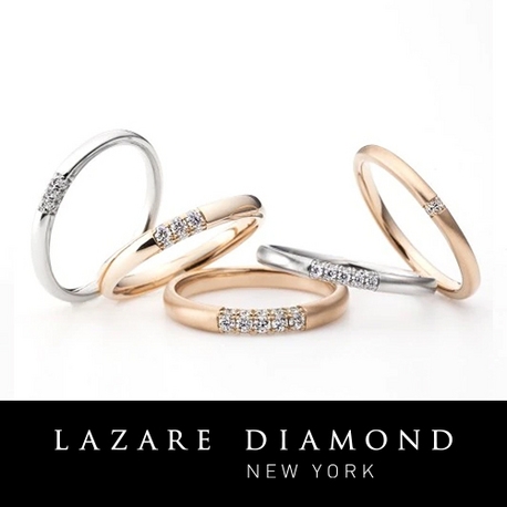 LAZARE DIAMOND ラザール ダイヤモンド ＜スリーサイドリング