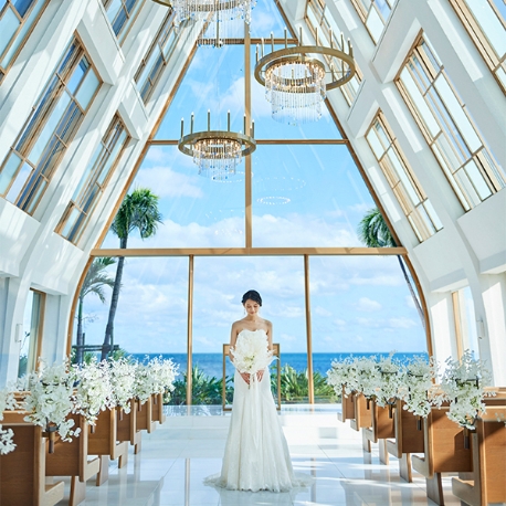 ザ ギノザリゾート 美らの教会 沖縄結婚式 沖縄挙式 沖縄ウエディングは アールイズ ウエディング