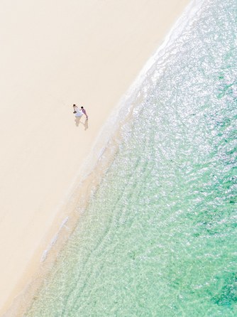 瀬良垣島教会／アールイズ・ウエディング：見たままの壮大な景色をそのまま写真におさめて