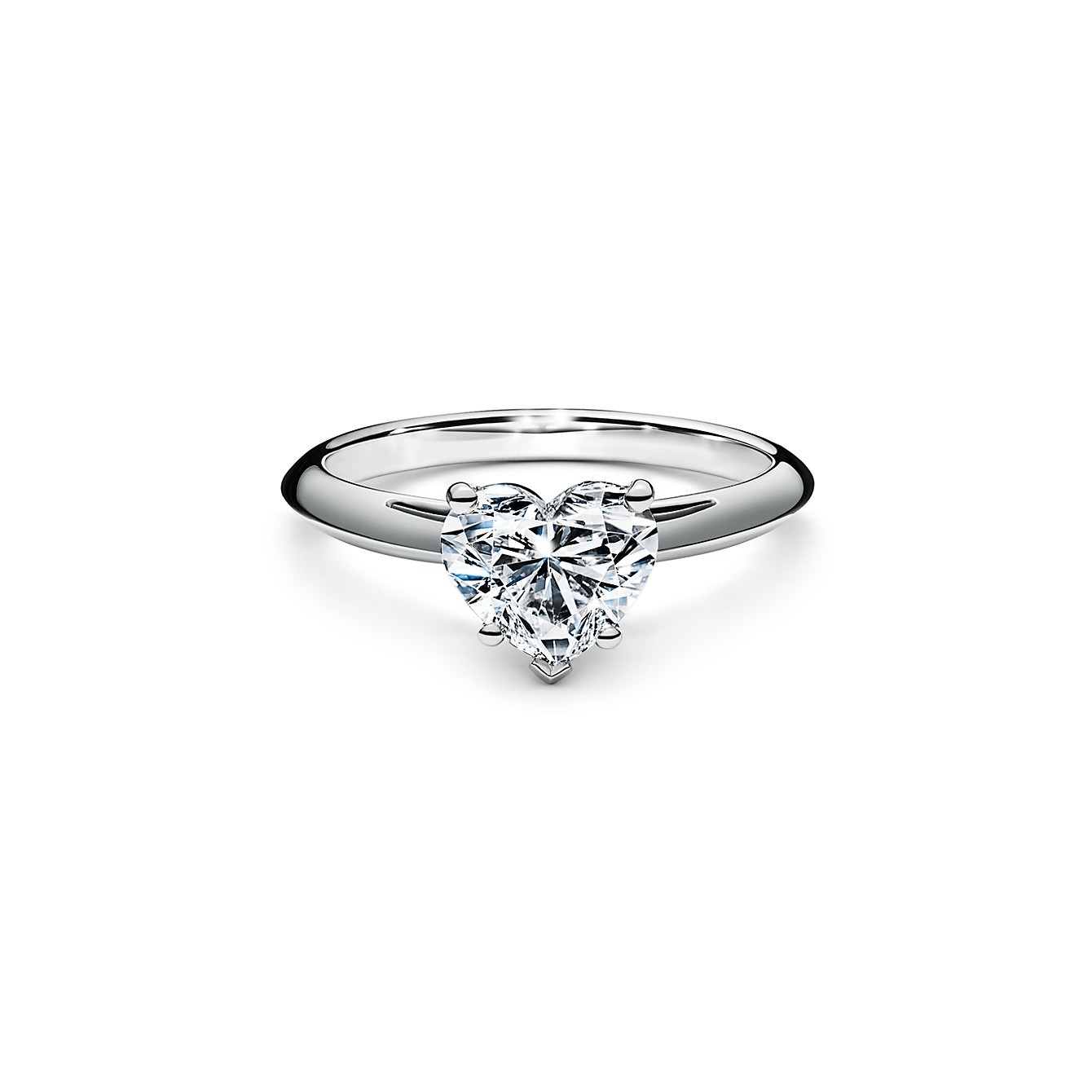 ハートシェイプ ダイヤモンド エンゲージメント リング Tiffany Co ティファニー の婚約指輪 エンゲージメントリング