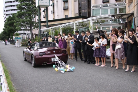八王子ホテルニューグランド グランドビクトリア八王子 のプランナーブログ 憧れのオープンカー 結婚式場 ウエディング 挙式 ブライダル ゼクシィ