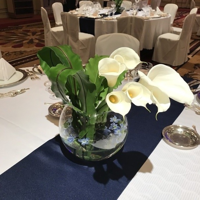 リーガロイヤルホテル東京のプランナーブログ ゲストテーブル装花 結婚式場 ウエディング 挙式 ブライダル ゼクシィ