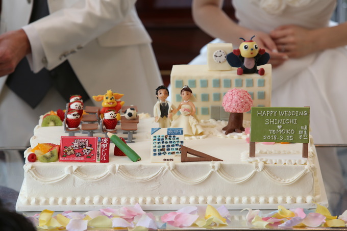 アルカンシエルガーデン名古屋のプランナーブログ お二人の大好きを集めたウェディングケーキ 結婚式場 ウエディング 挙式 ブライダル ゼクシィ
