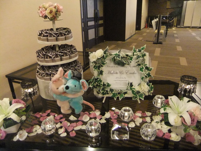 ホテルアソシア静岡のプランナーブログ 結婚式 受付 の装飾について 結婚式場 ウエディング 挙式 ブライダル ゼクシィ