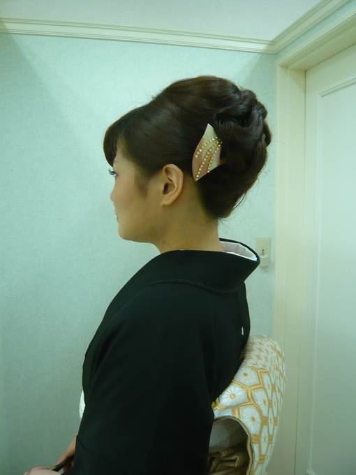 ホテルモントレ大阪のプランナーブログ 留袖着付 ヘアスタイル