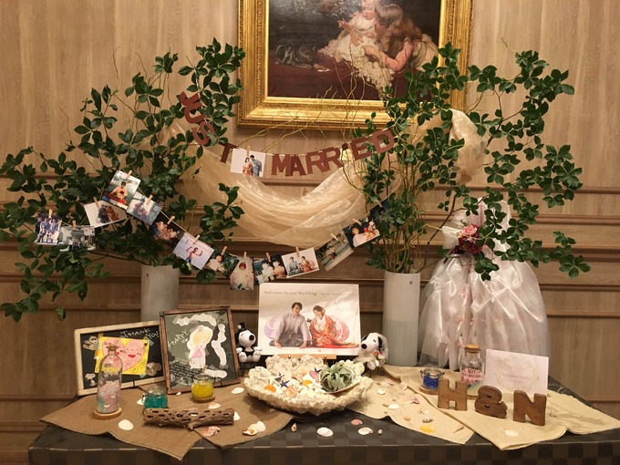ホテルモントレ グラスミア大阪のプランナーブログ 受付飾り 結婚式場 ウエディング 挙式 ブライダル ゼクシィ