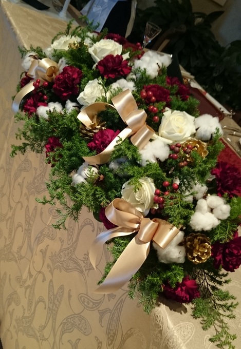 ホテルモントレ ラ スール大阪のプランナーブログ クリスマスアレンジ 結婚式場 ウエディング 挙式 ブライダル ゼクシィ