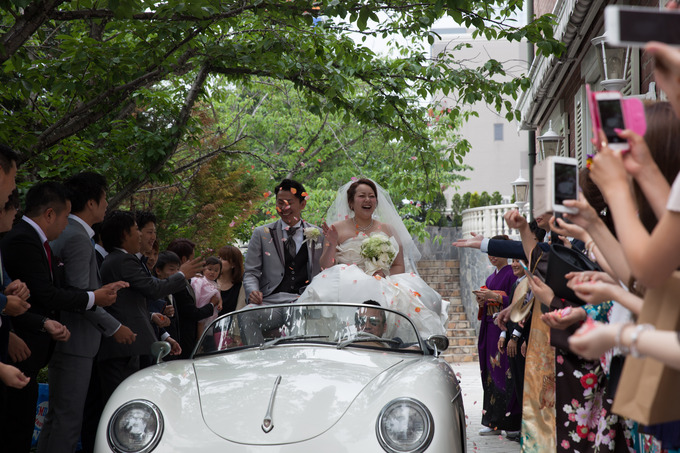 ザ ジョージアンテラス ｔｈｅ ｇｅｏｒｇｉａｎ ｔｅｒｒａｃｅ のプランナーブログ クラッシックオープンカー 結婚式場 ウエディング 挙式 ブライダル ゼクシィ