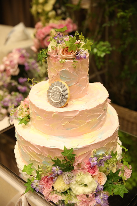 Belle Un Jour ベルアンジュール のプランナーブログ 春のパステルカラーケーキ 結婚式場 ウエディング 挙式 ブライダル ゼクシィ