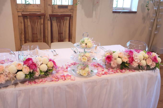 ルメルシェ元宇品のプランナーブログ こだわり会場装花 Natural Pink 結婚式場 ウエディング 挙式 ブライダル ゼクシィ