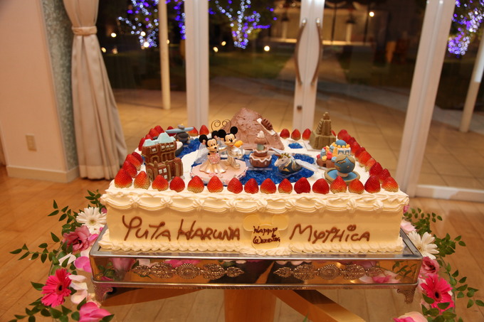 ブランレヴュー宇都宮アクアテラスのプランナーブログ ケーキの上のディズニーシー 結婚式場 ウエディング 挙式 ブライダル ゼクシィ