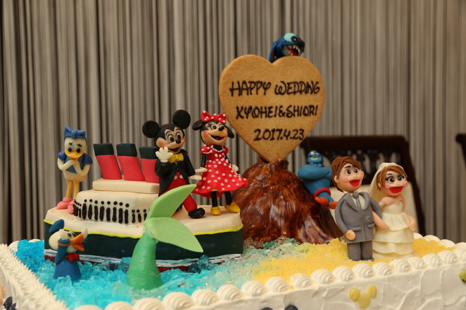 ザ コルトーナ シーサイド台場のプランナーブログ ディズニーウェディングケーキ 結婚式場 ウエディング 挙式 ブライダル ゼクシィ