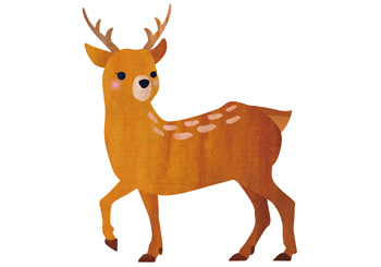 トップ100 奈良公園 鹿 イラスト 簡単 かわいいディズニー画像