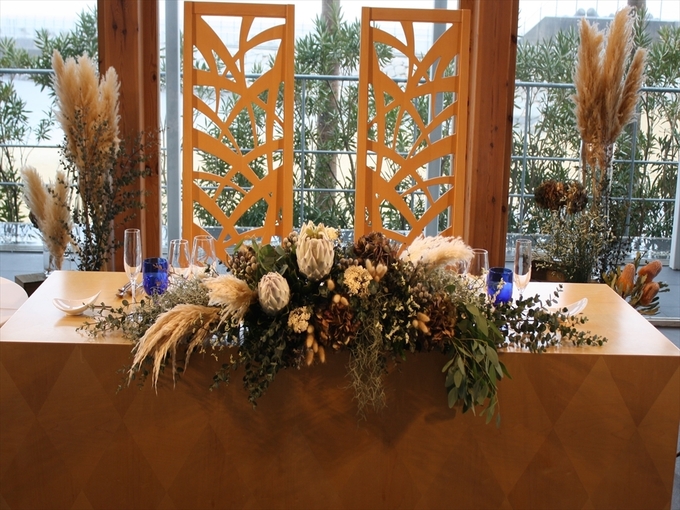 ラヴィマーナ神戸 ｒａｖｉｍａｎａ ｋｏｂｅ のプランナーブログ ドライフラワー 結婚式場 ウエディング 挙式 ブライダル ゼクシィ
