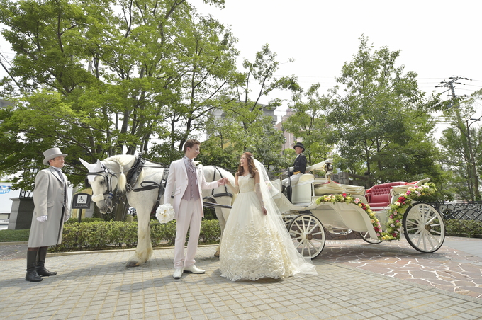 ｄｕｃｌａｓｓ ｏｓａｋａ デュクラス大阪のプランナーブログ 白馬の馬車がやってくる 結婚式場 ウエディング 挙式 ブライダル ゼクシィ