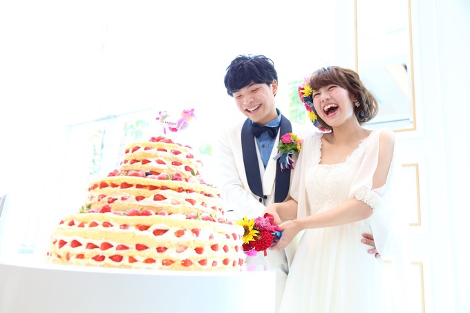 ウェディングケーキ ブログ 福岡市博多区の結婚式場 ララシャンス博多の森