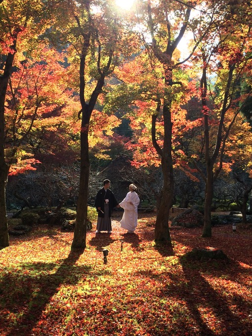 Shozan Resort Kyoto しょうざんリゾート京都 のプランナーブログ 紅葉の前撮り 結婚 式場 ウエディング 挙式 ブライダル ゼクシィ