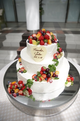 ｍｉａ ｖｉａのプランナーブログ 世界に一つのウェディングケーキ 結婚式場 ウエディング 挙式 ブライダル ゼクシィ