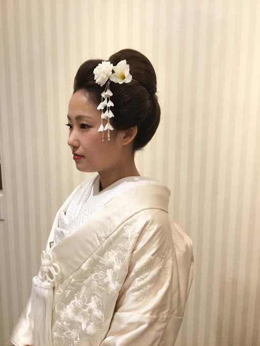 リーガロイヤルホテル広島のプランナーブログ 日本髪風の新婦様 結婚式場 ウエディング 挙式 ブライダル ゼクシィ