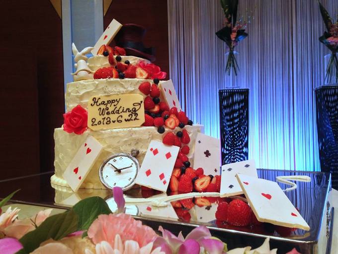 盛岡グランドホテルのプランナーブログ 夢のオリジナル ケーキに ゲストの視線が集中 結婚式場 ウエディング 挙式 ブライダル ゼクシィ