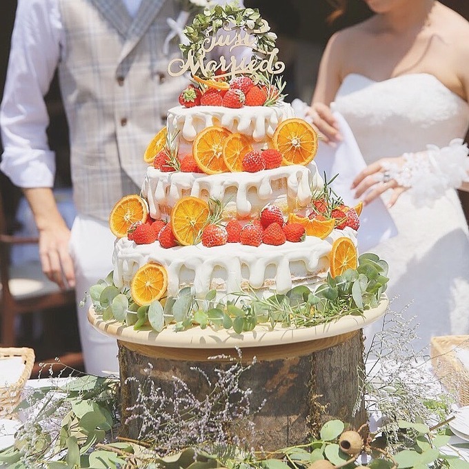 岩崎台倶楽部グラスグラスのプランナーブログ 森の中の可愛いケーキ 結婚式場 ウエディング 挙式 ブライダル ゼクシィ