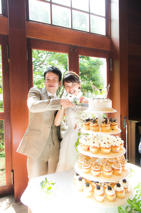 岩崎台倶楽部グラスグラスのプランナーブログ 写真映えする カップケーキタワー 結婚式場 ウエディング 挙式 ブライダル ゼクシィ