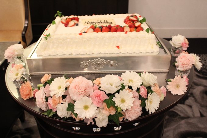 ホテル メルパルク大阪のプランナーブログ ウェディングケーキ装花 結婚式場 ウエディング 挙式 ブライダル ゼクシィ