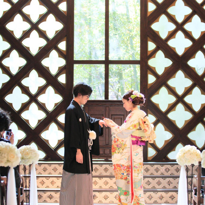 フォーチュン ガーデン 京都 Fortune Garden Kyoto のプランナーブログ 憧れの和装でチャペルでの人前式を 結婚式場 ウエディング 挙式 ブライダル ゼクシィ