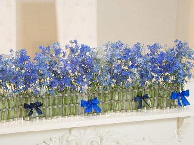 エミリア Wedding Court Emilia のプランナーブログ ブライダルにぴったりな青い花 デルフィニウム 結婚式場 ウエディング 挙式 ブライダル ゼクシィ