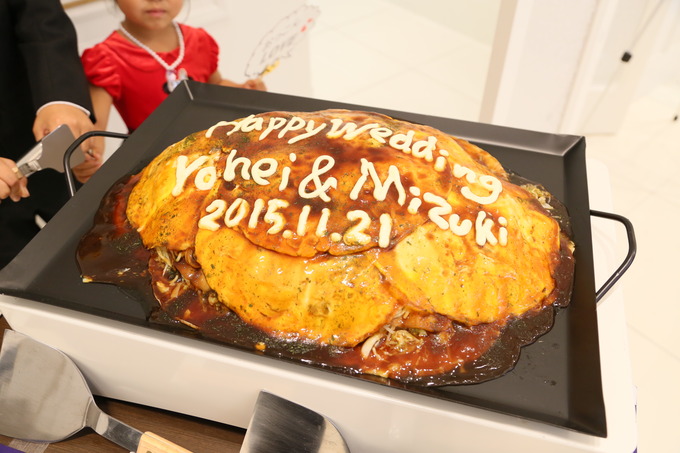 ララシャンス Hiroshima迎賓館のプランナーブログ ちょっと変わったウエディングケーキ 結婚式場 ウエディング 挙式 ブライダル ゼクシィ