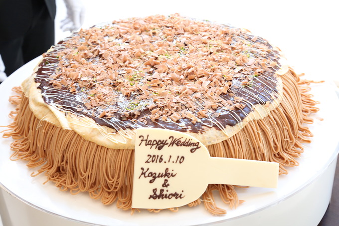 ララシャンス Hiroshima迎賓館のプランナーブログ ちょっと変わったウエディングケーキ 結婚式場 ウエディング 挙式 ブライダル ゼクシィ