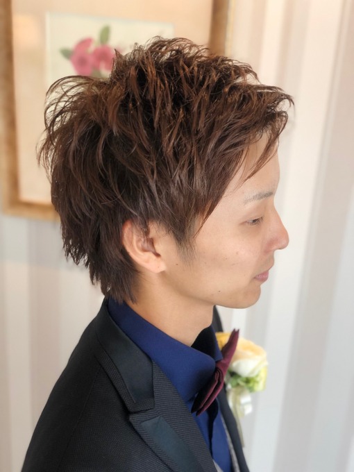 ホテルモントレ姫路のプランナーブログ ご新郎様ヘアセット 結婚式場 ウエディング 挙式 ブライダル ゼクシィ